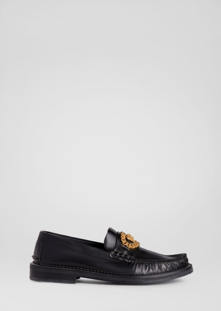 Versace Medusa Chain Läder Loafers Herr - 354706XVZ